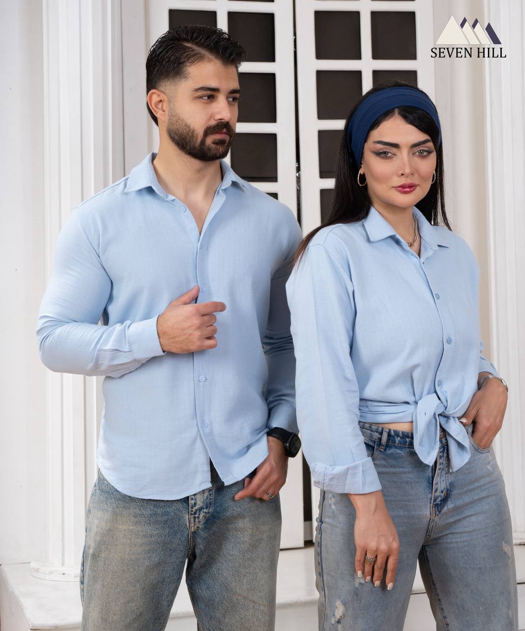 پیراهن کنفی آستین بلند